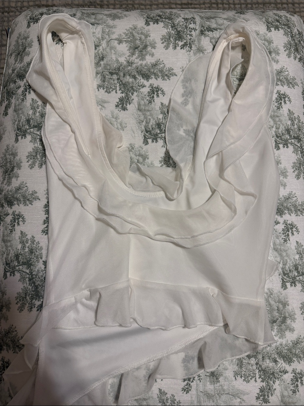 Tiger mist white tank